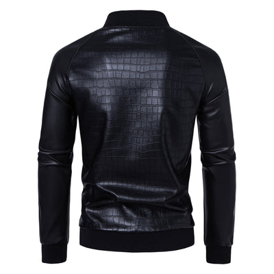 Chaqueta Casual Slim-Fit con Cuello de Pie y Bloques de Color para Hombre - Image 9