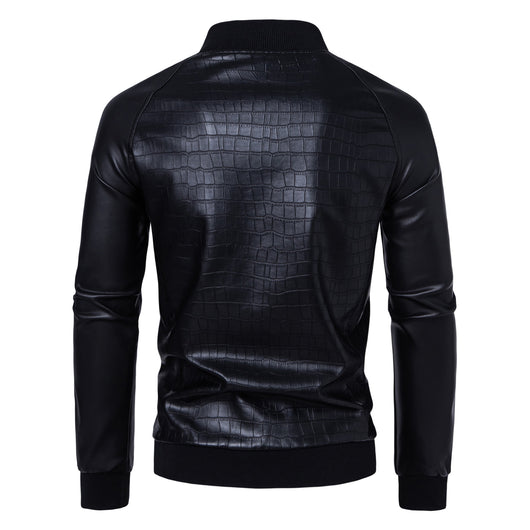Chaqueta Casual Slim-Fit con Cuello de Pie y Bloques de Color para Hombre - Image 9