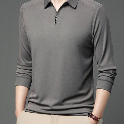 Polera con Textura Vertical y Acceso de Botones de Control - Image 13