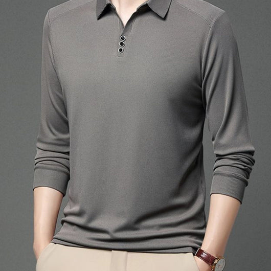Polera con Textura Vertical y Acceso de Botones de Control - Image 13