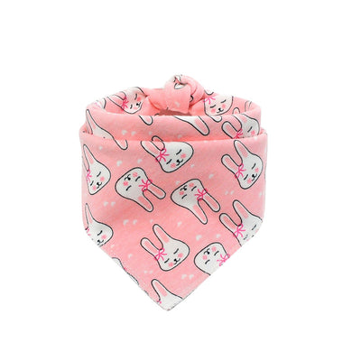 Babero Triangular de Algodón con Diseño Infantil y Doble Botón - Image 8
