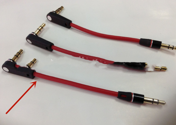 Cable Auxiliar 3.5mm Codo a Recto - Cobre Oxígeno Libre Chapado en Oro - Image 4