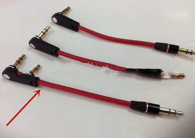Cable Auxiliar 3.5mm Codo a Recto - Cobre Oxígeno Libre Chapado en Oro - Image 4