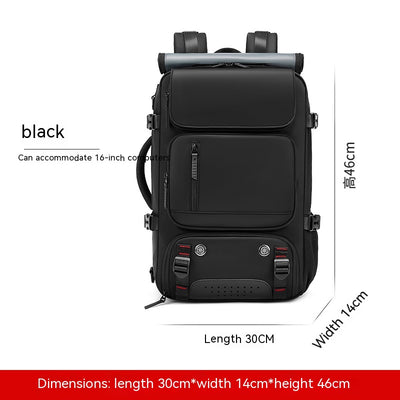 Mochila de Viaje de Gran Capacidad para Hombre con Compartimento para Laptop Impermeable - Image 13