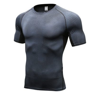 Playera Deportiva Hombre Manga Corta Secado Rápido con Estampado 3D - Image 2