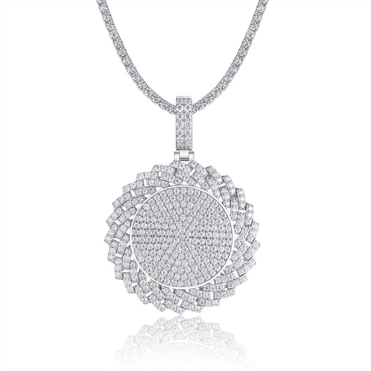 Collar Constelación Brillante - Colgante de Moissanita S925 Plateado