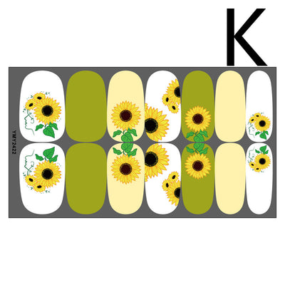 Pegatinas de Uñas Mariposas Hoja de Arce con Adhesivo - Image 32