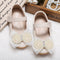 Zapatos de Princesa para Niña con Moño de Perlas - Calzado de Cuero para Bodas y Eventos