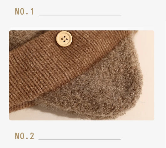 Suéter de Lana Cálido con Protección para Orejas y Detalles Texturizados - Image 12
