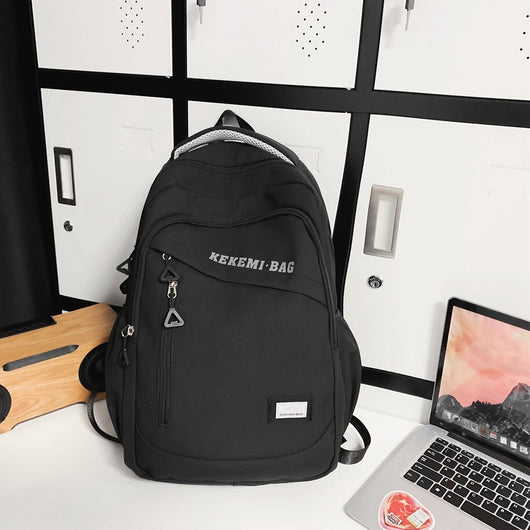 Mochila Escolar de Gran Capacidad con Diseño Casual y Coordinado - Image 9