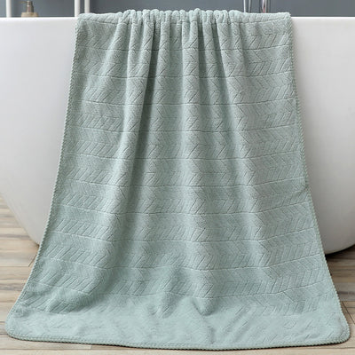 Toalla de Baño Coral Fleece Gruesa y Súper Absorbente - Image 7