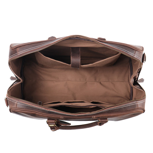 Bolsa de Viaje Portátil para Hombre en Cuero Genuino Estilo Retro - Image 51