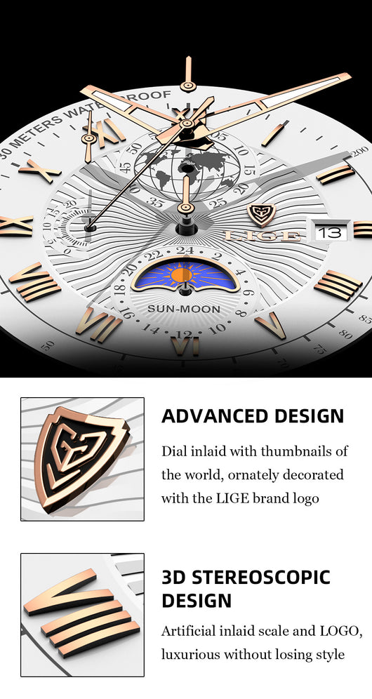 Reloj Cronógrafo Multifuncional Impermeable con Esfera Luminosa - Image 11