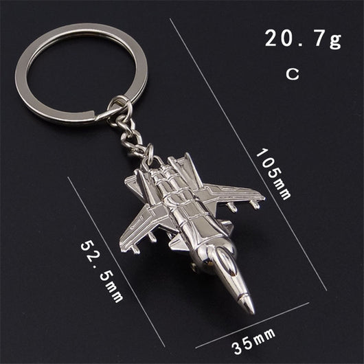 Llavero Personalizado de Caza a Reacción - Modelo Coleccionable de Aviación - Image 9