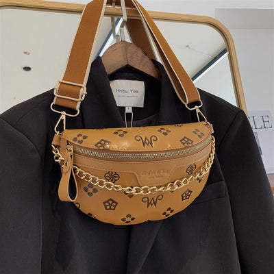 Bolsa de Hombro con Cadena de Cruz Grabada - Image 11