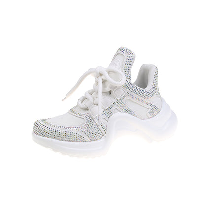 Zapatillas Deportivas Mujer Brillantes con Strass Completo para Verano - Image 7