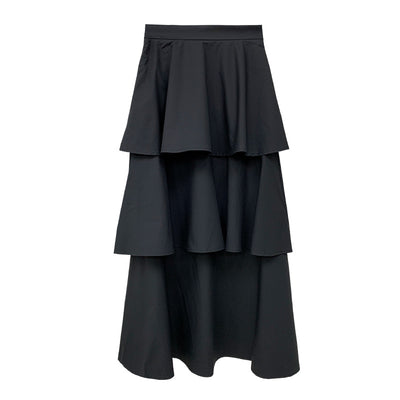 Falda Negra Cintura Alta Diseño Minimalista - Image 8