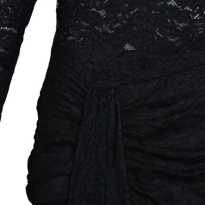 Jumpsuit Elegante de Encaje Transparente con Cintas - Image 14