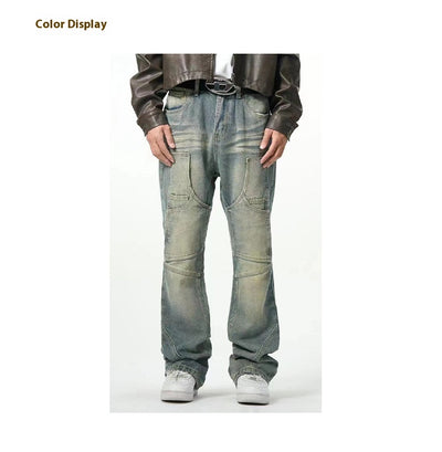 Jeans Rectos Holgados con Efecto Desgastado American Street - Image 9