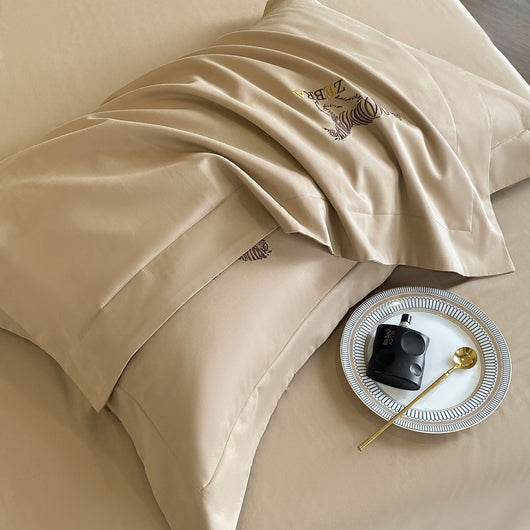 Juego de Cama Lujo Ligero Otoño Invierno 4 Piezas Acolchado Suave - Image 38