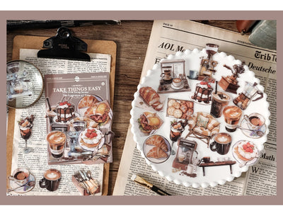 Set de 40 Stickers Decorativos Retro 'Life Love Song' - 4 Diseños DIY - Image 23