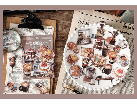 Set de 40 Stickers Decorativos Retro 'Life Love Song' - 4 Diseños DIY - Image 23