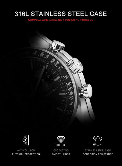 Reloj de Cuarzo Cadisson con Tres Cronógrafos - Resistente al Agua - Image 20