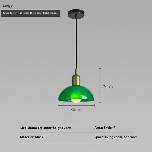 Lámpara Colgante Bauhaus Retro de Cristal para Restaurante - Image 29