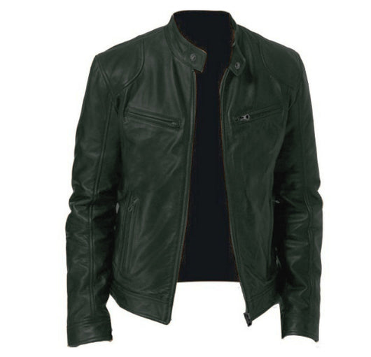 Cardigan Ejecutivo con Detalles en Cuero PU y Bolsillos - Image 12