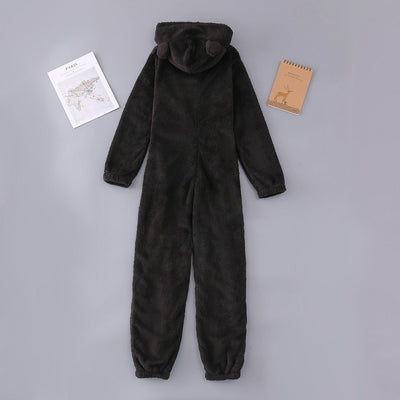 Pijama Enterizo Familiar de Lana Gruesa con Capucha - Image 15