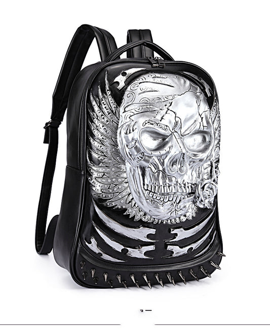 Mochila Retro de Cuero PU para Hombre - Bolsa Escolar y Laptop
