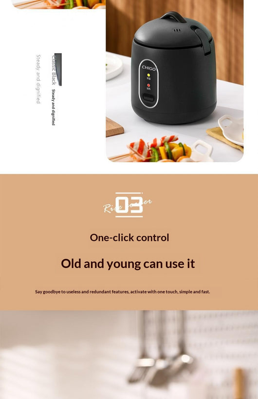Mini Arrocera de Bajo Consumo para Dormitorio - Olla Antiadherente - Image 17