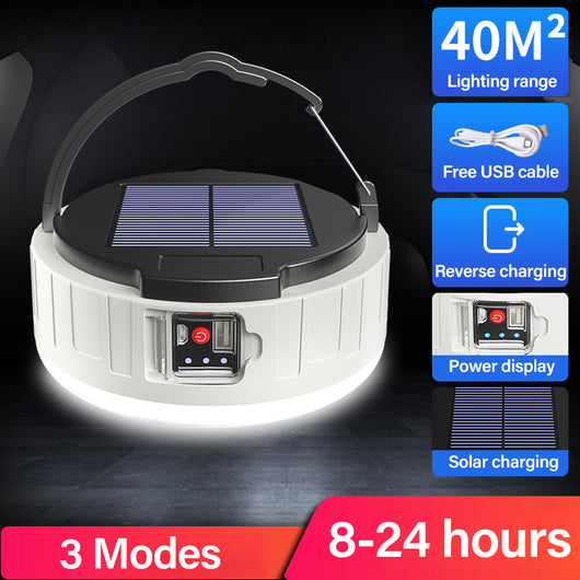 Luz de Emergencia Solar LED con Soporte para Móvil - Image 6