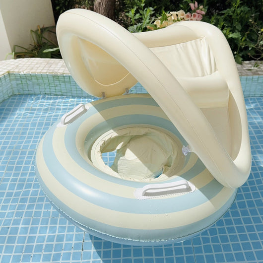 Flotador Anillo Parasol para Piscina con Pedestal - Image 3