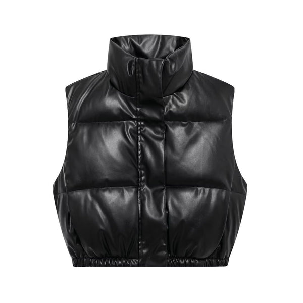 Chaleco Acolchado de Algodón para Mujer - Estilo Moderno y Cálido