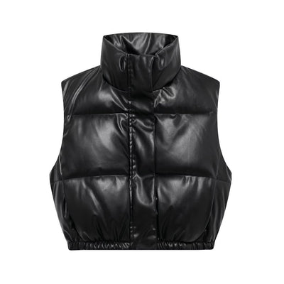 Chaleco Acolchado de Algodón para Mujer - Estilo Moderno y Cálido