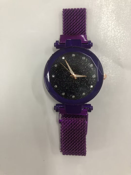 Conjunto de Reloj Pulsera Lujo para Mujer Elegante Cielo Estrellado Cierre Magnético - Image 21