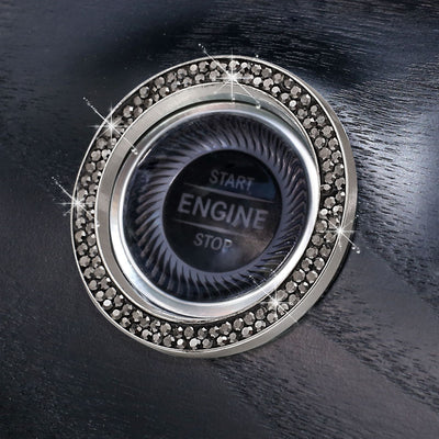 Anillo Decorativo con Diamantes para Botón de Arranque de Auto - Accesorios para Mujeres - Image 11
