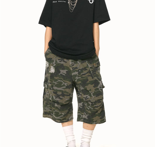 Pantalones Cortos de Trabajo Camuflaje Americano - Image 13