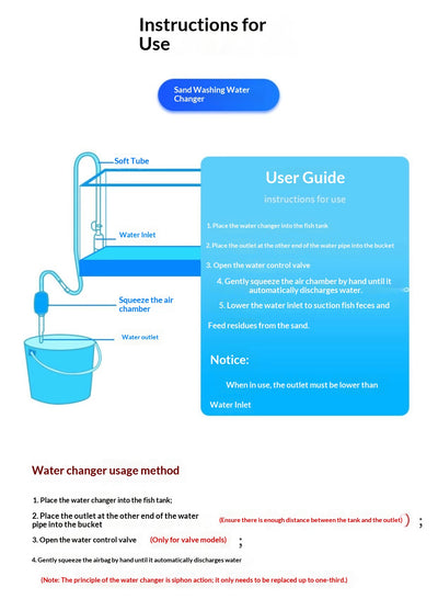 Cambiador de Agua para Acuarios - Limpieza y Mantenimiento - Image 15