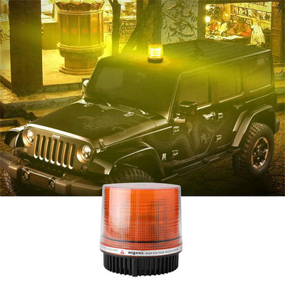 Luz de Advertencia Recargable para Automóvil con Destellos - Image 2