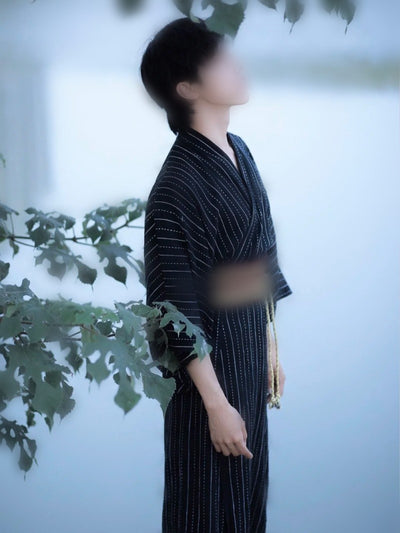 Kimono Formal Tradicional Japonés para Hombre - Image 29