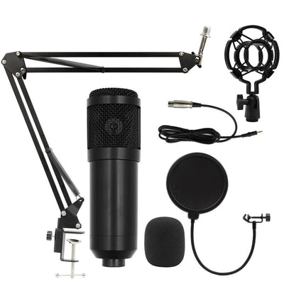 Micrófono Condensador BM800 con Soporte Articulado para Grabación en Móvil - Image 6