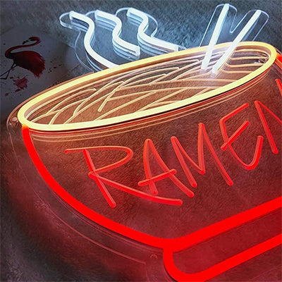 Luz LED de Pared con Diseño de Formas Creativas y Fideos - Image 9