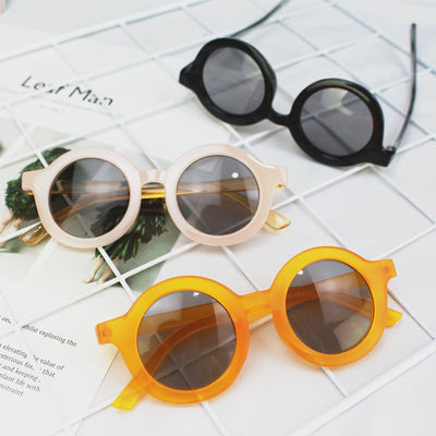 Gafas de Sol Redondas Estilo Coreano para Niños y Hombres