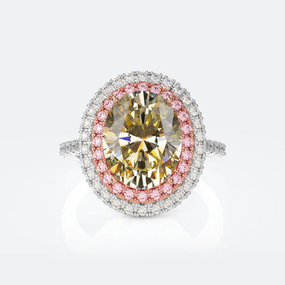 Anillo Oval Paloma de Diamante Carbono Alto para Mujer - Image 10