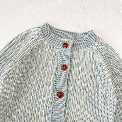 Cardigan Tejido Bicolor para Bebé con Cuello Redondo - Image 18