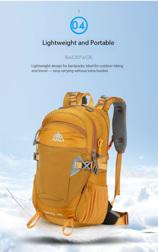 Mochila de Senderismo AZELA Gris - Mochila Multifuncional para Camping y Aventuras - Image 23