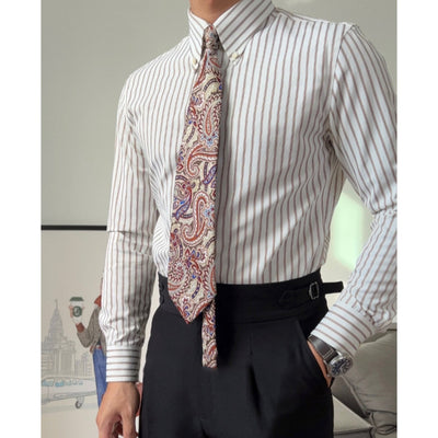 Camisa Formal Versátil para Hombre de Negocios - Image 5