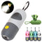 Dispensador de Bolsas para Desechos de Mascotas con Luz LED